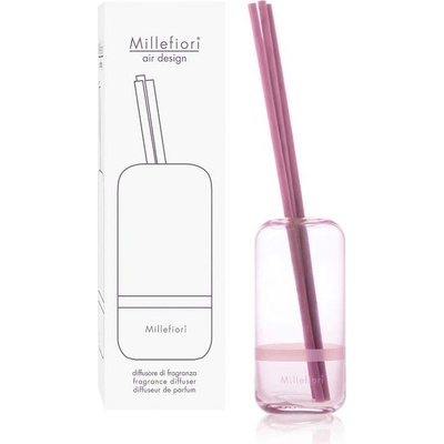 Millefiori Air Design difuzér skleněný Pouzdro Pink + krabička 250 ml