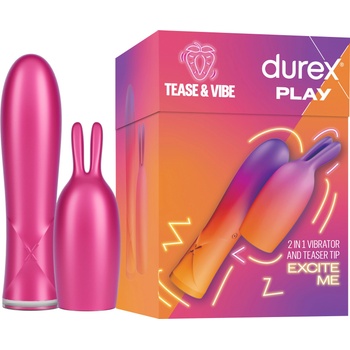 Image 1 of Durex Play Vibe & Tease 2in1 Vibrator & Teaser