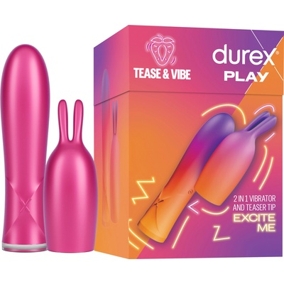 Durex Play Vibe & Tease 2in1 Vibrator & Teaser