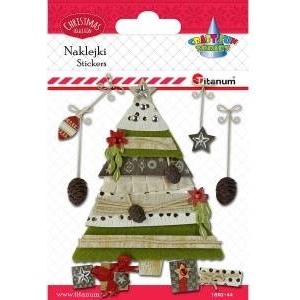 TITANUM 3D Christmas Tree Stickers
