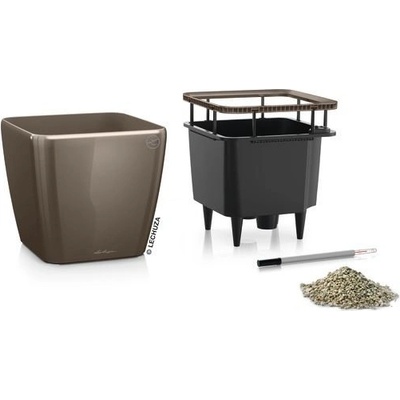Lechuza Quadro LS 35 taupe/šedobéžová vysoký lesk