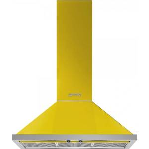 Smeg Аспиратор SMEG KPF9YW, Серия Portofino, 90 см, за монтаж на стена, Жълт (KPF9YW)