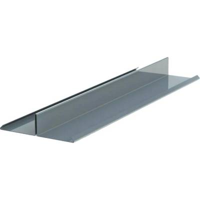 Rozdělovací lišta r.š.250mm pozink Lakovaný RAL 7037 prachová šedá s folií dl.2m