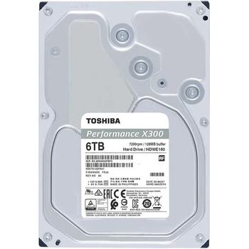 Toshiba X300 3.5 6TB 7200rpm SATA3 256MB (HDWR460UZSVA)