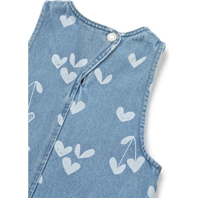 Liewood Детска дънкова рокля Liewood Angelica Printed Denim frill Dress (LW20641.PPY2)