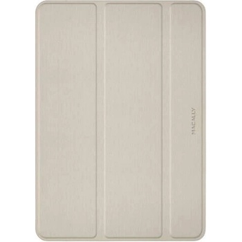 Macally Stand Case - полиуретанов калъф и поставка за iPad Air 3 (2019) (златист)