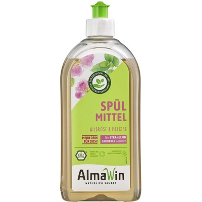 AlmaWin Mycí prostředek na nádobí Divoká růže-Meduňka 1 l
