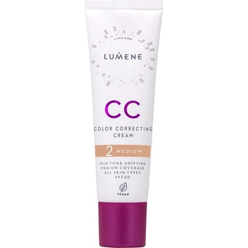 Lumene Color Correcting CC krém pre jednotný tón pleti Medium 30 ml