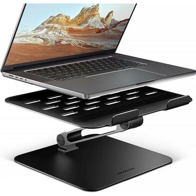 AXAGON STND-LQB hliníkový HQ stojan na notebook 10"-17.3" nastavitelná výška a úhel, černý (STND-LQB) – Zboží Živě