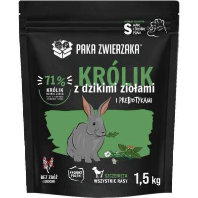 Paka Zwierzaka Puppy Králik s divokými bylinkami 1,5 kg