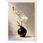 Styler Печатна картина с включена рамка 56x75 cm White Orchid - Styler (OB-15068)