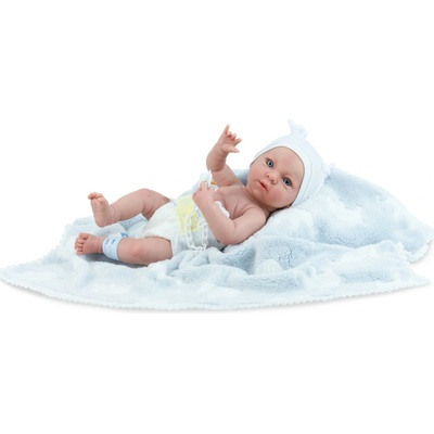 Marina & Pau Nana na šedé dečce se slony 38 cm