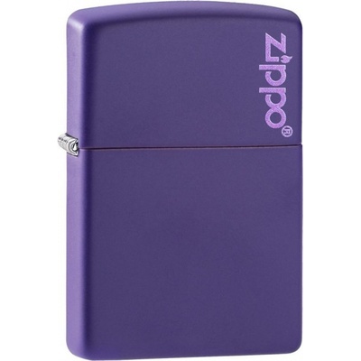 Zippo Slim Purple Matte Logo 1637ZL
