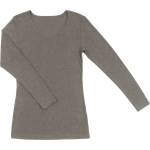 Joha Дамско мериносово термобельо Joha Women's Blouse L/S 85/15 Merino base layer - Sesame Melange - размер XXL (115-1440-0216)