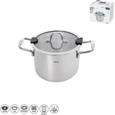 Orion Hrnec VENICE s poklicí 4,6 l 20 cm nerezová ocel, 8592381257217