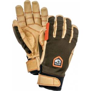 Hestra Ръкавици Hestra Ergo Grip Active 5 Finger Gloves - Dark Forest / Natural Brown - размер 7 (EU) (202-1176-0312)