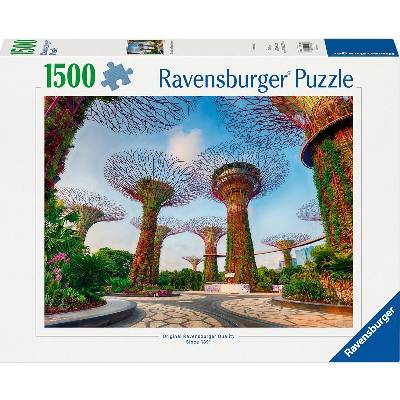 Ravensburger Пъзел Ravensburger от 1500 части - Градина край залив в Сингапур (7012001396)