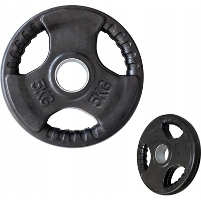 HMS TRI GRIP Pogumovaný olympijský kotúč 5 kg 50mm