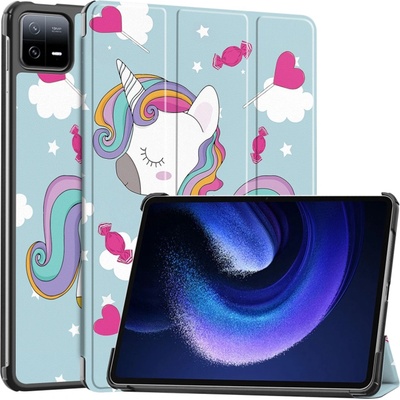 Techsuit Калъф за Xiaomi Pad 6 / Pad 6 Pro - FoldPro - Еднорог