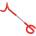 Robens Рейка Robens Pole Hanger - Red - размер Standard (547-0053-0111)