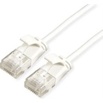 Roline Patch кабел UTP CAT6a (Class EA), LSOH, тънък, бял, 0, 5 m 21.15. 0980-100 (21.15.0980-100)