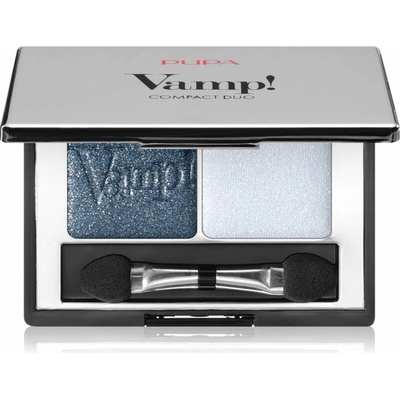 Pupa Milano Oční stíny Vamp! Compact Duo Eyeshadow 012 Magnetic Blue 2,2 g