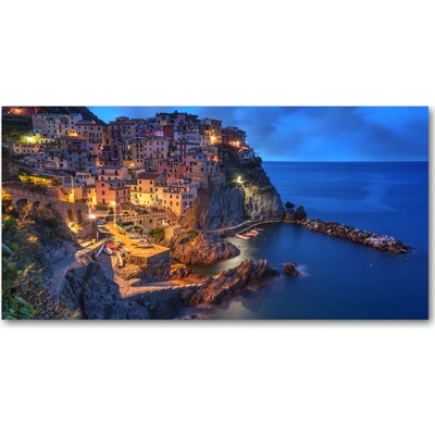 Foto-obraz fotografie na skle Manarola Taliansko 100x50 cm