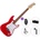 PSD Guitars STC-100-HSS Standard SET Red Електрическа китара
