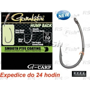Gamakatsu G-Carp Hump Back vel.10 10 ks