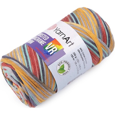 Pletací příze Twisted Macrame 250 g rozčesávací, střední, 9 (925) mint