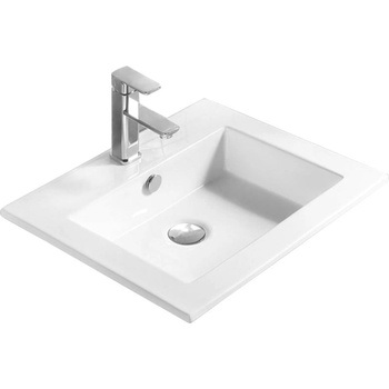 Mexen Salma мивка вградена в плот 54 x 47 см, бяла - 25395400 (25395400)