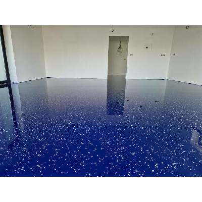 Epoxidová litá stěrka ROKOFLOOR® INDUSTRY RAL 5022 Noční modrá 25KG set
