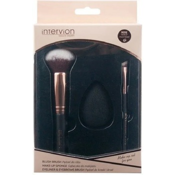 Image 1 of Intervion КОМПЛЕКТ intervion Четки За Грим 415742 С 2 Броя Четки И Бюти Блендер Комплект дамски