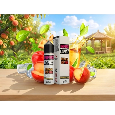 Infamous LongZ Shake & Vape Peach Ice Tea 10 ml – Hledejceny.cz