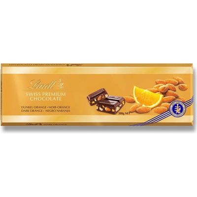 Lindt Gold Tablet hořká s mandlí 300 g