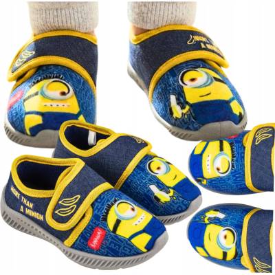 MINIONKI papuče DO ŠKÔLKY chlapčenské ELASTICKÉ
