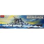 Academy Боен кораб Бисмарк - Bismarck 1: 800 (14218)