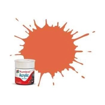 Humbrol barva akryl železniční AB2420 No RC420 Orange Lining Matt 14ml