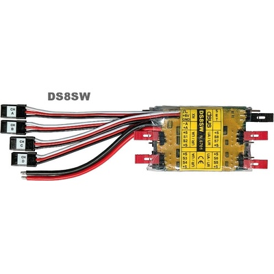 DSYS Electronics Systems DS8S 4 kanálový, 8x spínač / 2x regulátor voděodolný