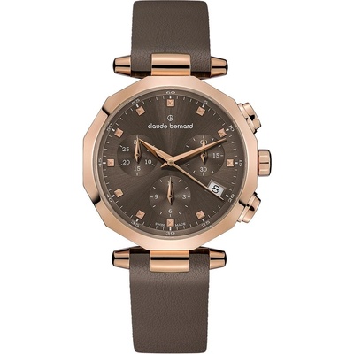 Claude Bernard Дамски часовник Claude Bernard Dress Code - 10251-37RCGR-GRIR (10251-37RCGR-GRIR)