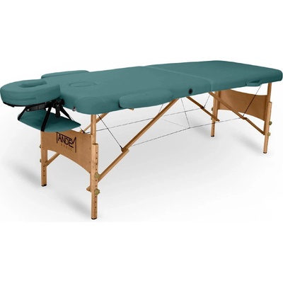 Tandem Basic-2 drevené masážne lehátko Farba: azúrová 195*70 cm / 13,1 kg / 13 farieb