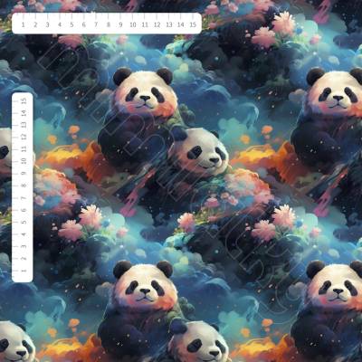 Panda v duhové mlze úplet by MIMI [supreme]