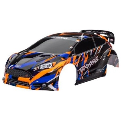 Traxxas каросерия Ford Fiesta ST Rally VXL оранжева