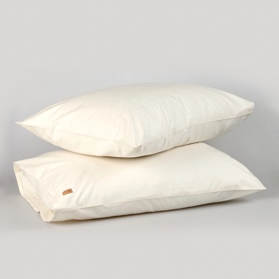 Dilios Комплект 2 броя калъфки за възглавница 50/70 см НАТУРАЛ 100% суров памук