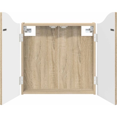 vidaXL Кабинет за дартборд Дъб сонома 56 x 12 x 63 см (8006653)