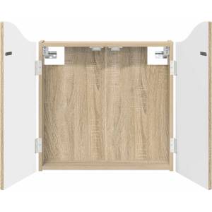 vidaXL Кабинет за дартборд Дъб сонома 56 x 12 x 63 см (8006653)