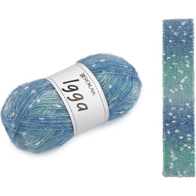 Pletací příze Igga 100 g Varianta: 9 (010) modrá tyrkys, Balení: 1 ks 60671/156960/284849