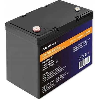 Qoltec LiFePO4 battery 12.8V 100Ah 1280Wh BM 53705