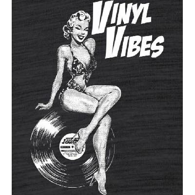 123TRIKO termoska Vinyl Vibes, bílý potisk 500 ml