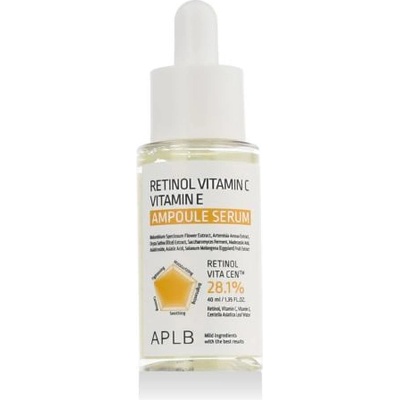 APLB Retinol Vitamin C Vitamin E Ampoule Serum серум за лице с ретинол, вит. c и е 40 ml унисекс